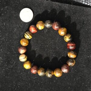 Tiger's Eye beads elastic bracelet